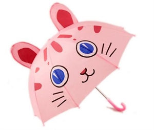 Image de Lovely cat straight children umbrella for girl