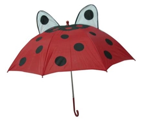 Image de Ladybug shape straight umbrella for kids