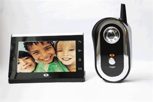 Image de Wireless Audio 2.4ghz Villa Video Door Phone With 7 Inch Screen